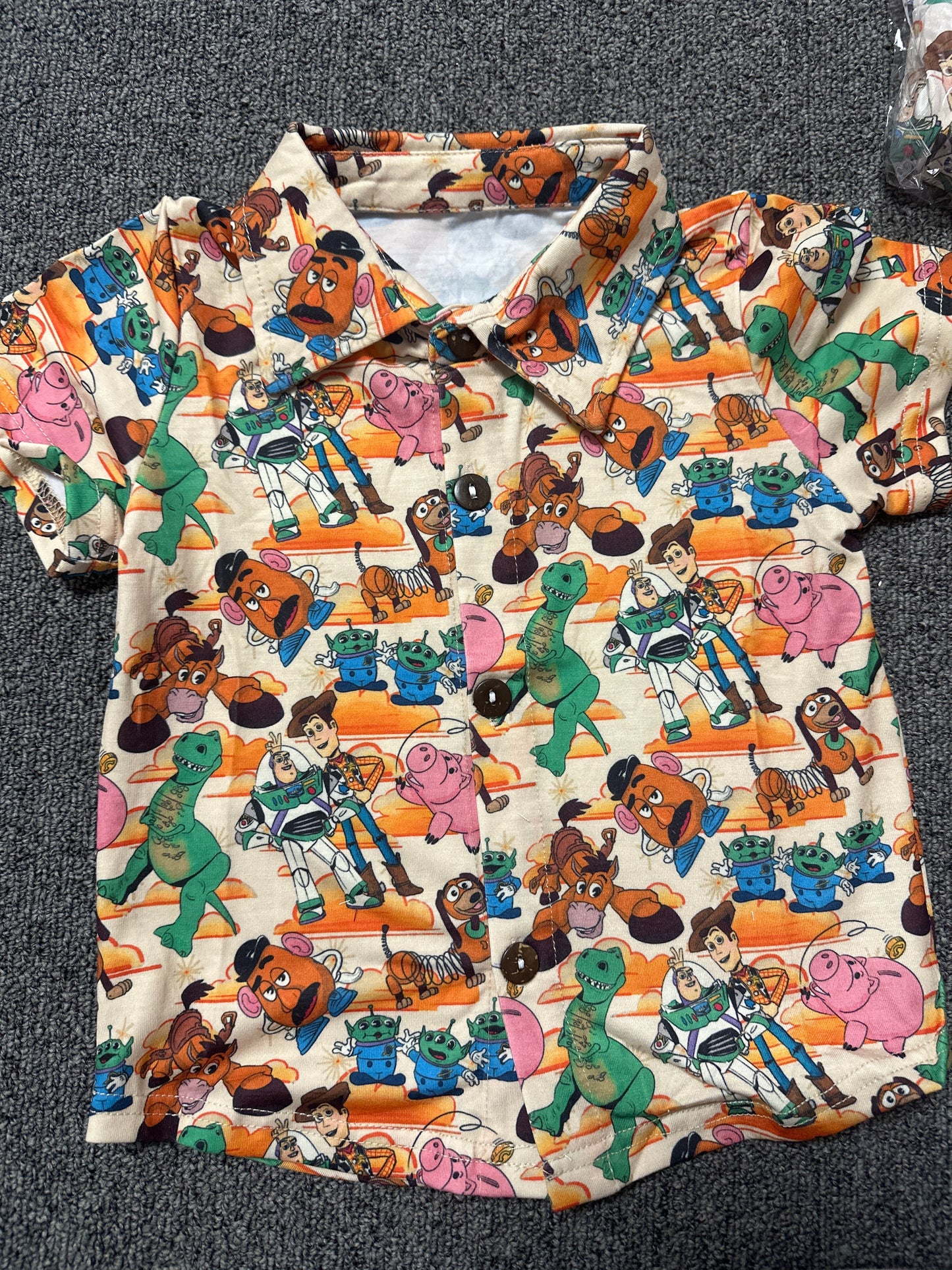 Little boys story shirt