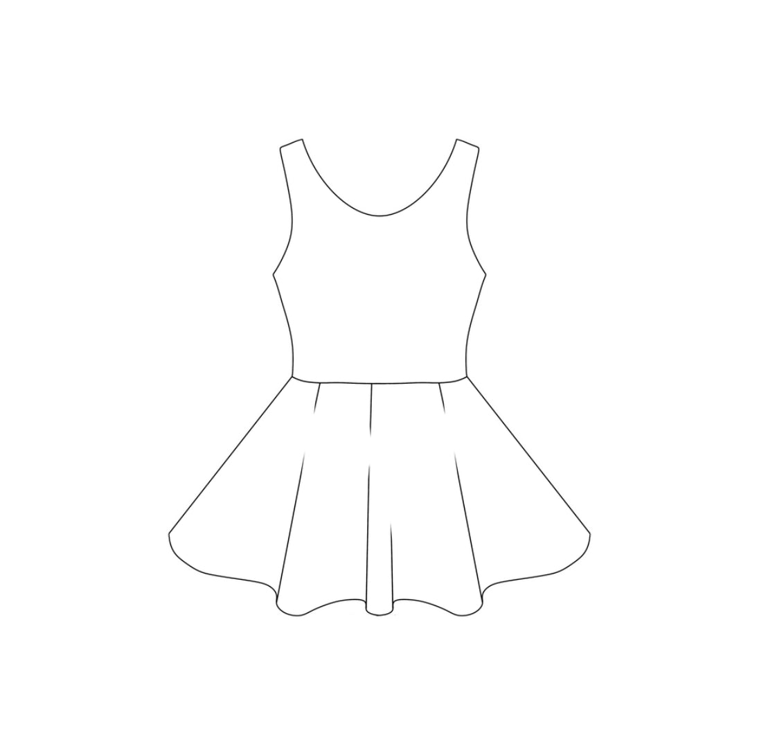 Little girls throw back!! RTS MYSTERY tennis dress