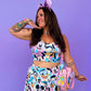 Mouse and friends rainbow ruffled skirt (RTS) ✨