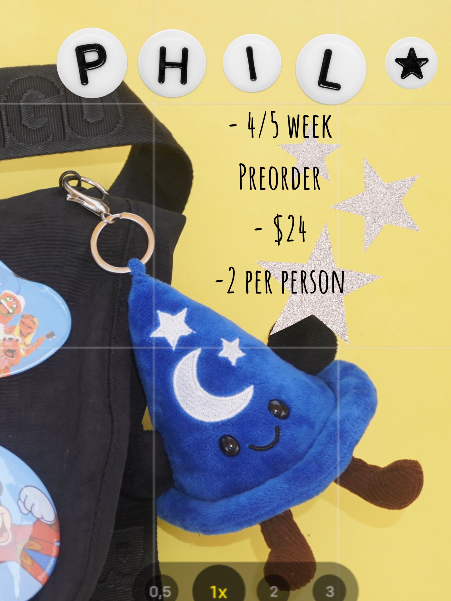 Phil bag charm