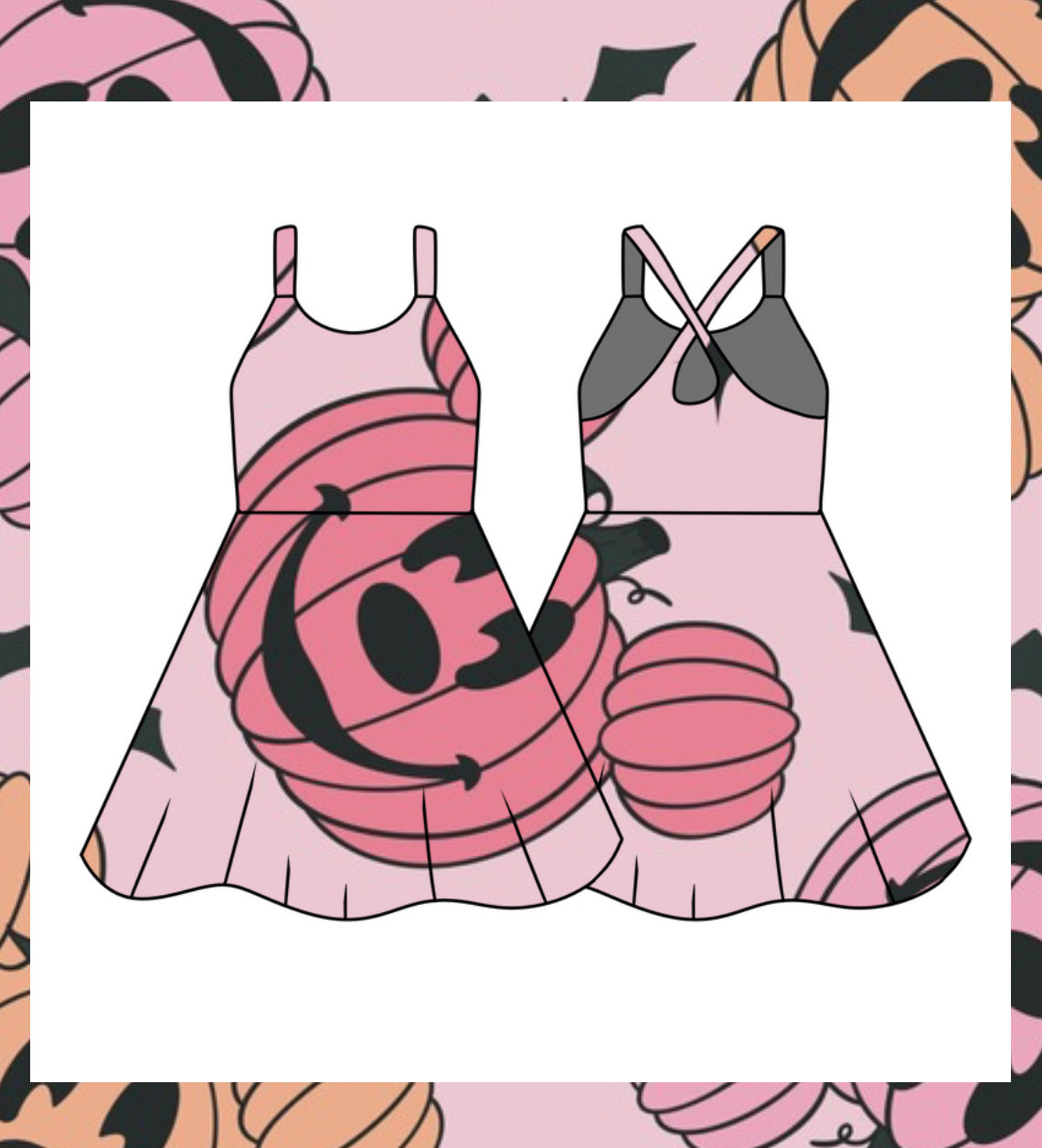 Pink Pumpkins women’s tennis dress (PREORDER)