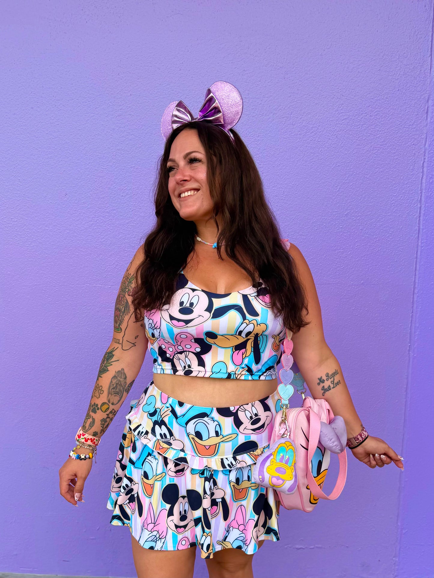 Mouse and friends rainbow top (RTS)