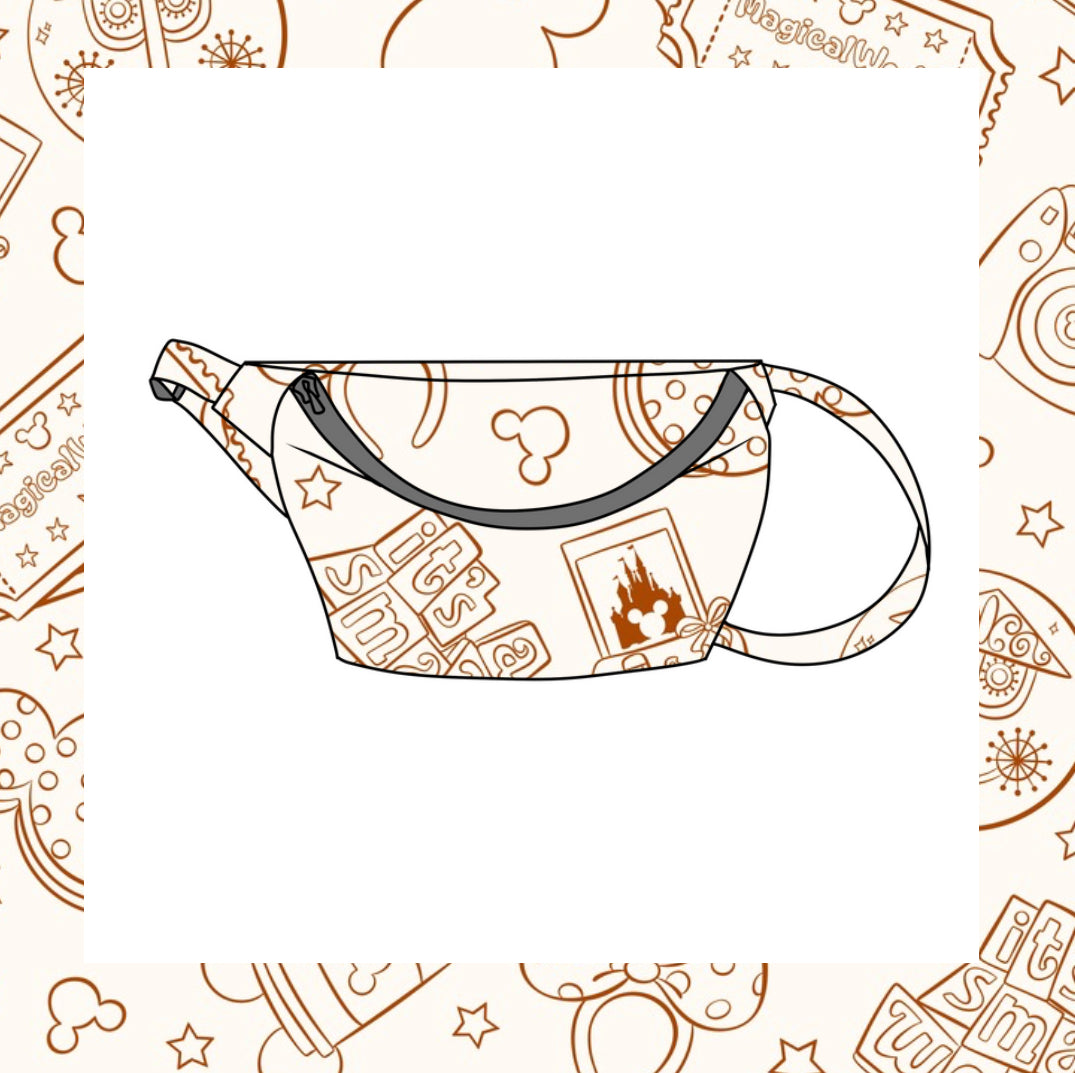 Studio parks print jumbo Fanny pack