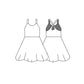 Mystery tennis dress women’s THROW BACKK
