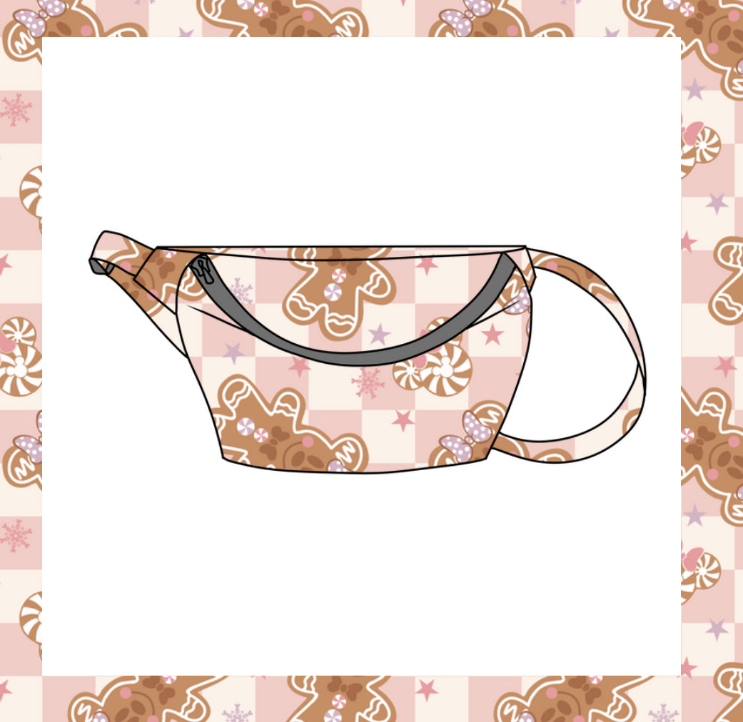 Gingerbread jumbo Fanny pack