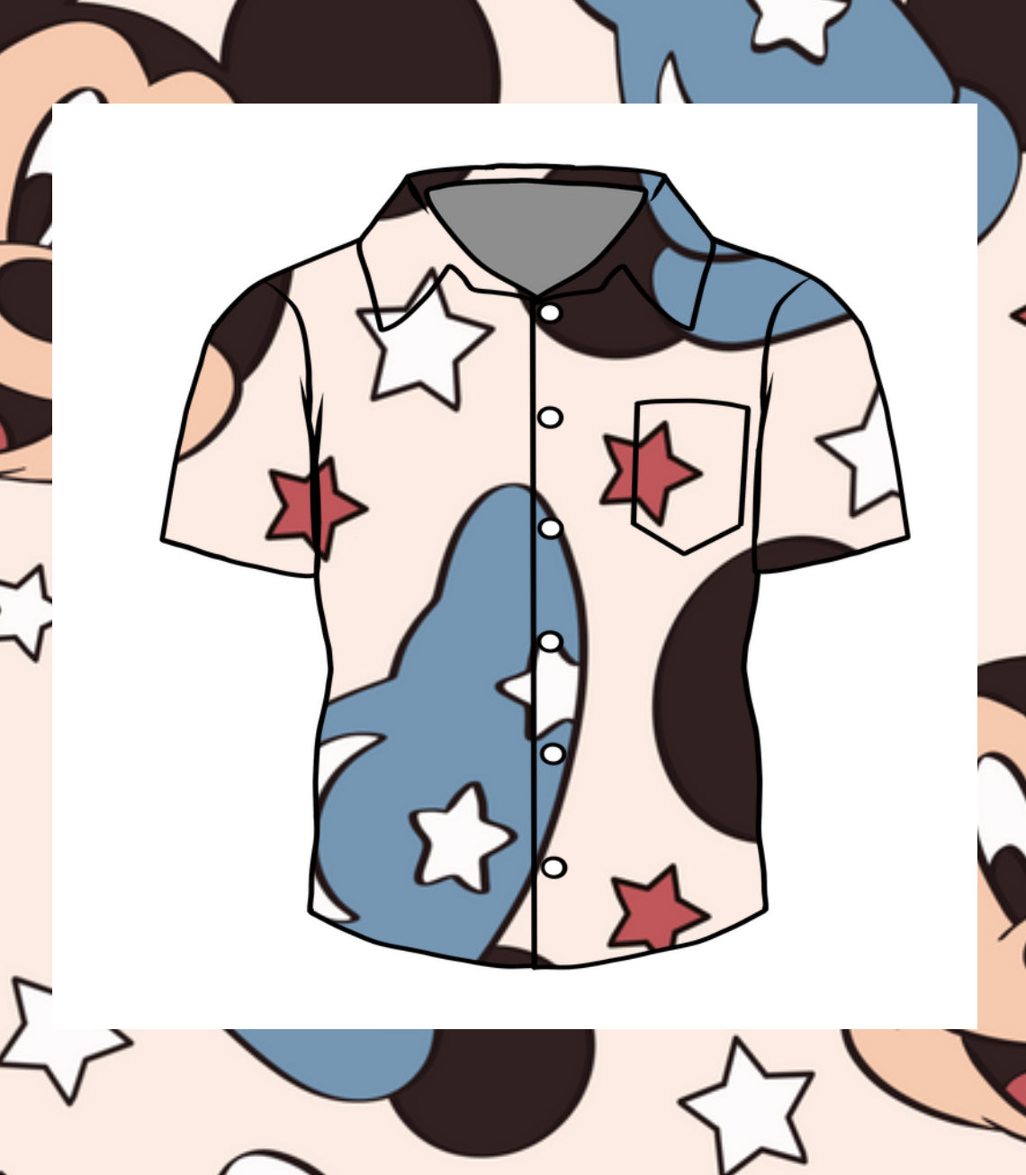 Little boys mystery button down