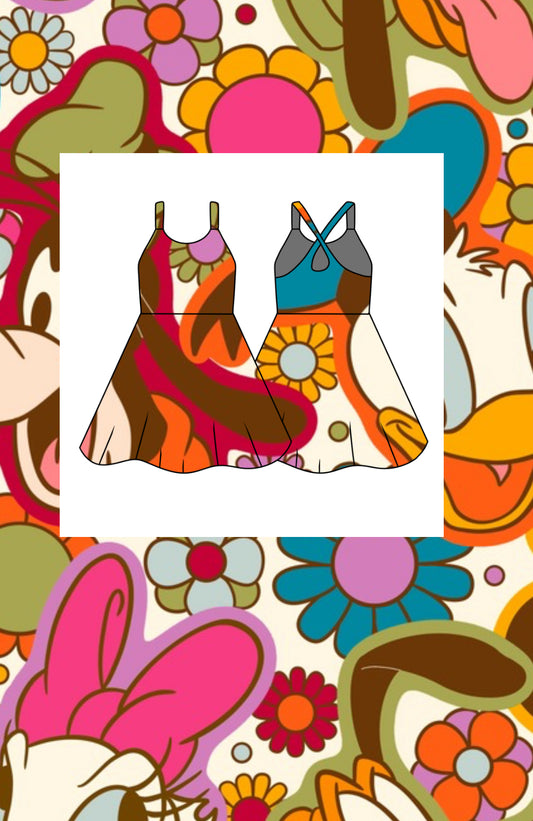 Sticker fab 5 women’s tennis dress (preorder)