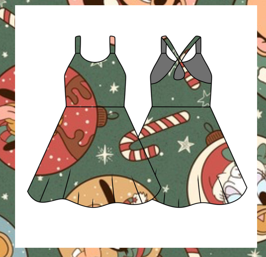Christmas and friends women’s tennis dress